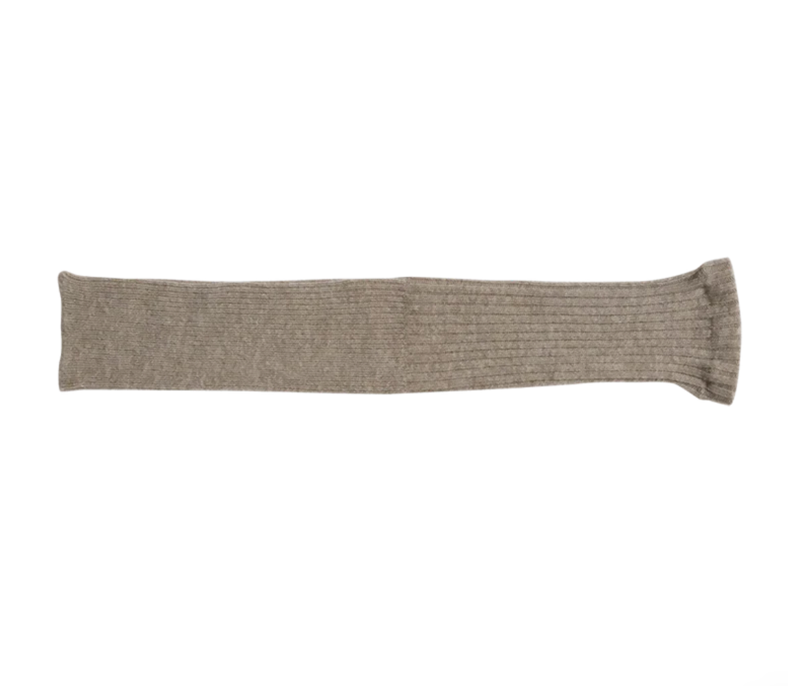 Alpaca Wool Arm & Leg Warmers - Beige