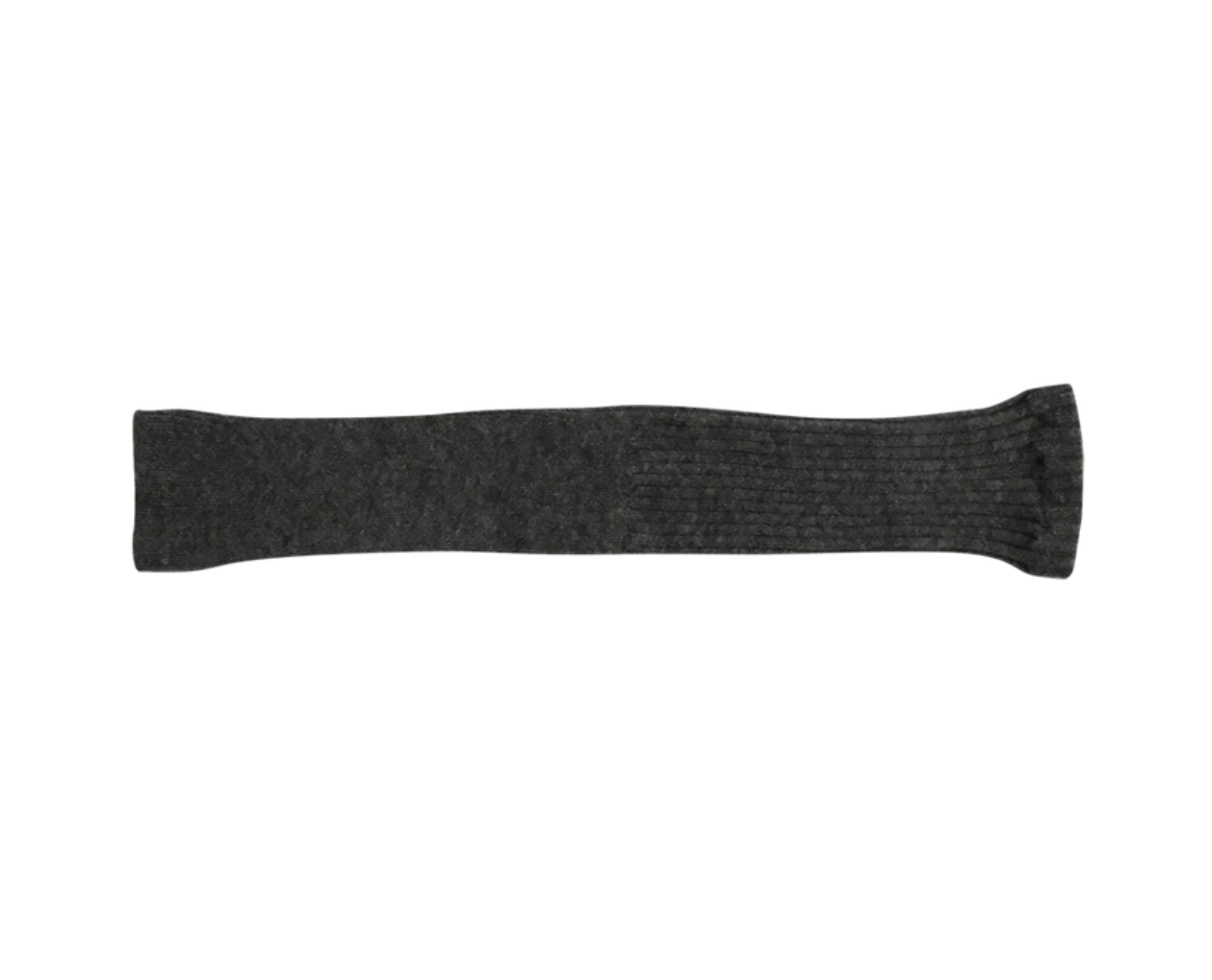 Alpaca Wool Arm & Leg Warmers - Charcoal