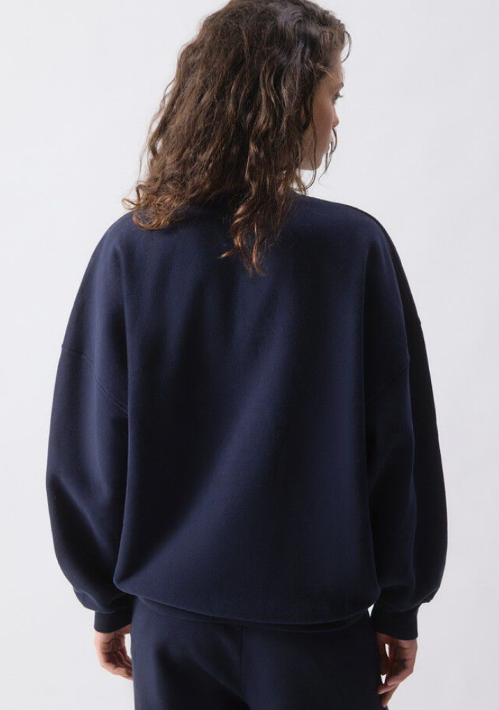 Plizzy Sweatshirt, Vintage Navy