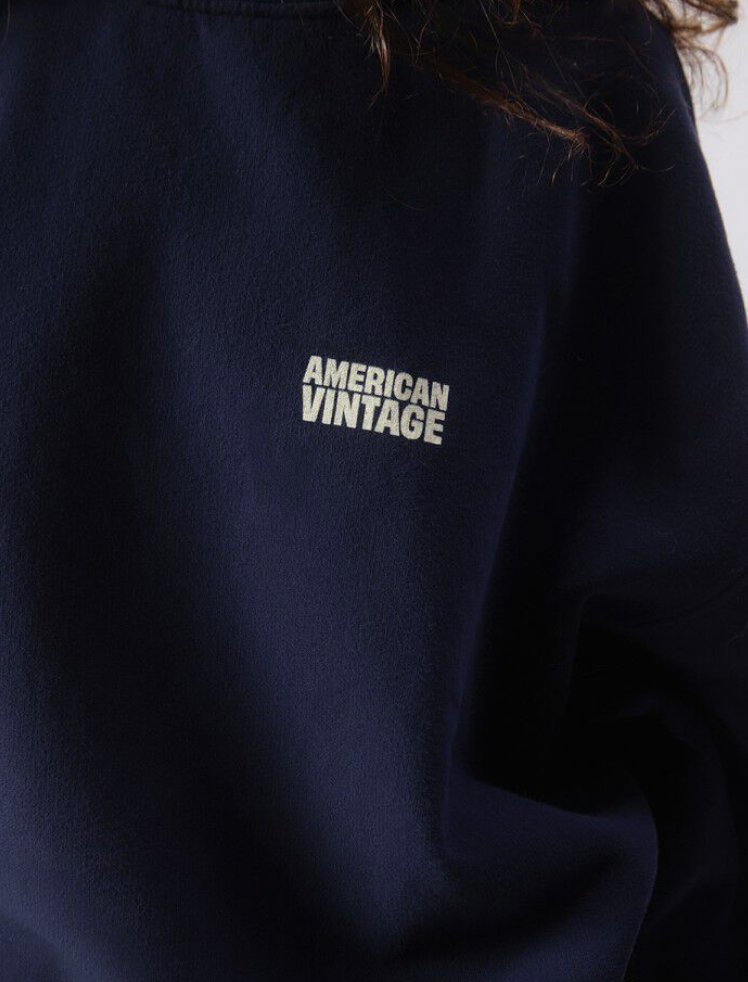 Plizzy Sweatshirt, Vintage Navy