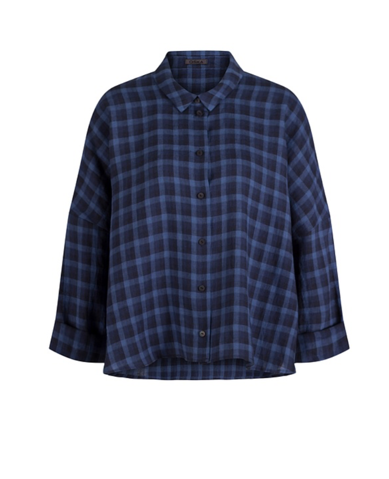 Blouse 617 - Navy ~ Oska