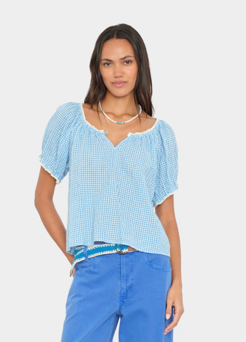 Maisie Top, Pacific Blue ~ Xirena
