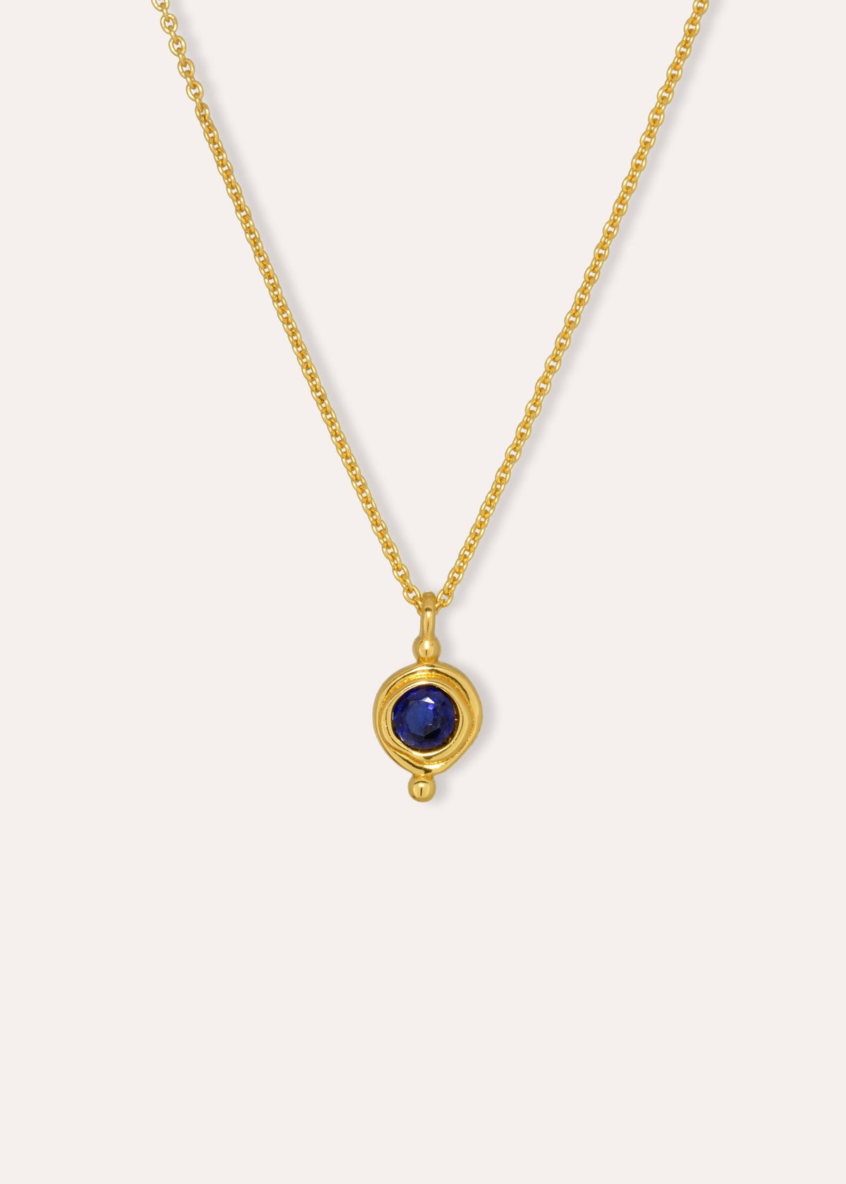 September Birthstone Pendant Necklace ~ Ottoman Hands