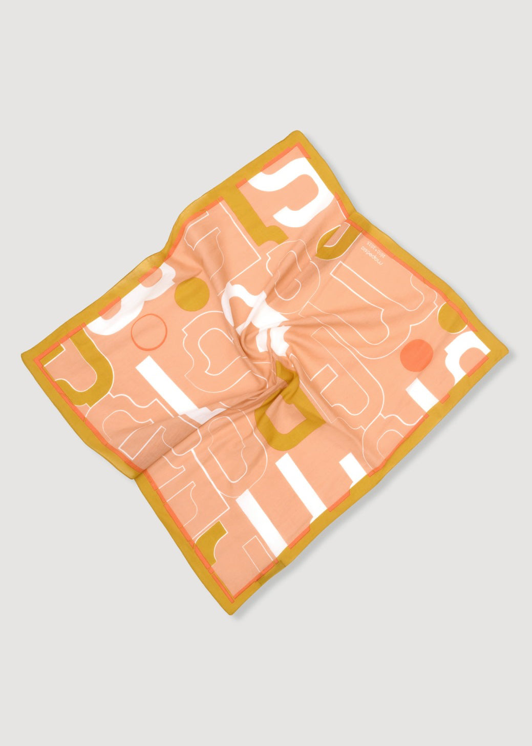 Square Shawl, Terracotta - mapoesie