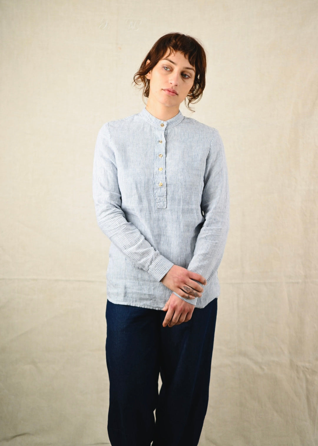 Toby Stripe Linen Shirt