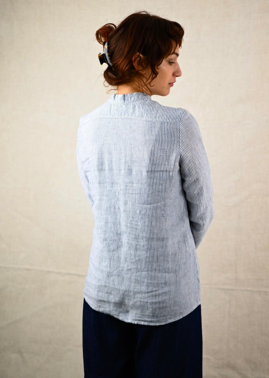 Toby Stripe Linen Shirt