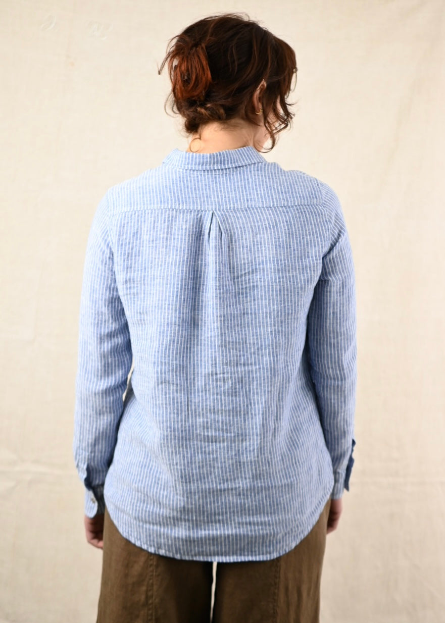 Trudy Stripe Linen Shirt