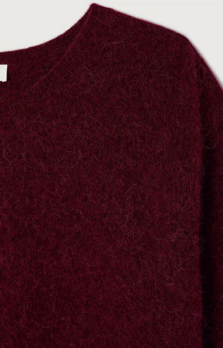 Vitow Sweater, Dark Red Melange