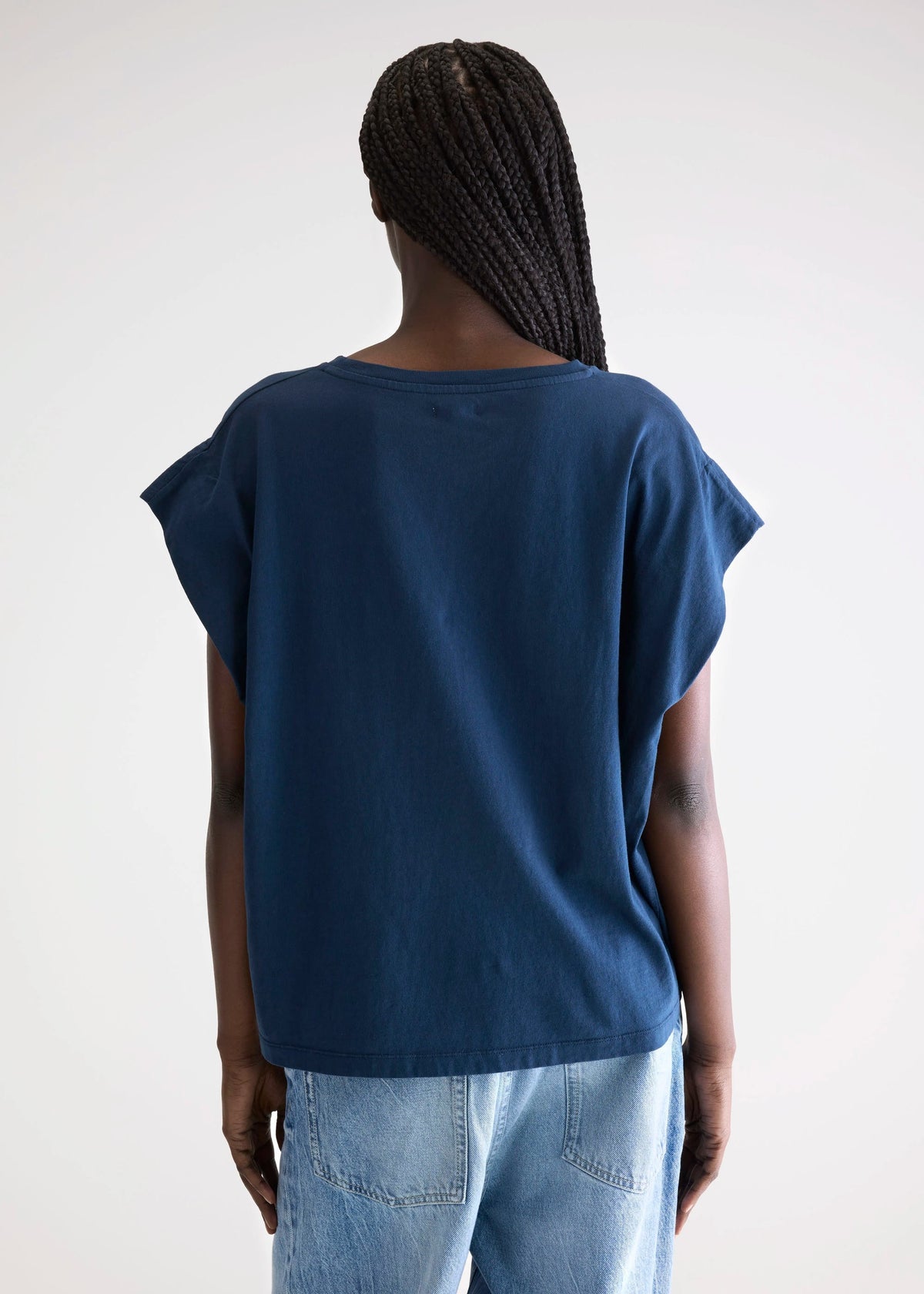 Vice Crew Neck T-Shirt, Navy ~ Bellerose