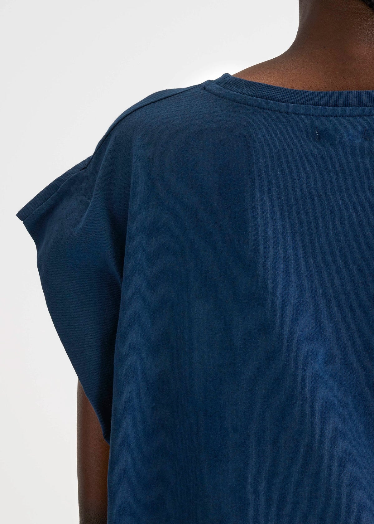 Vice Crew Neck T-Shirt, Navy ~ Bellerose