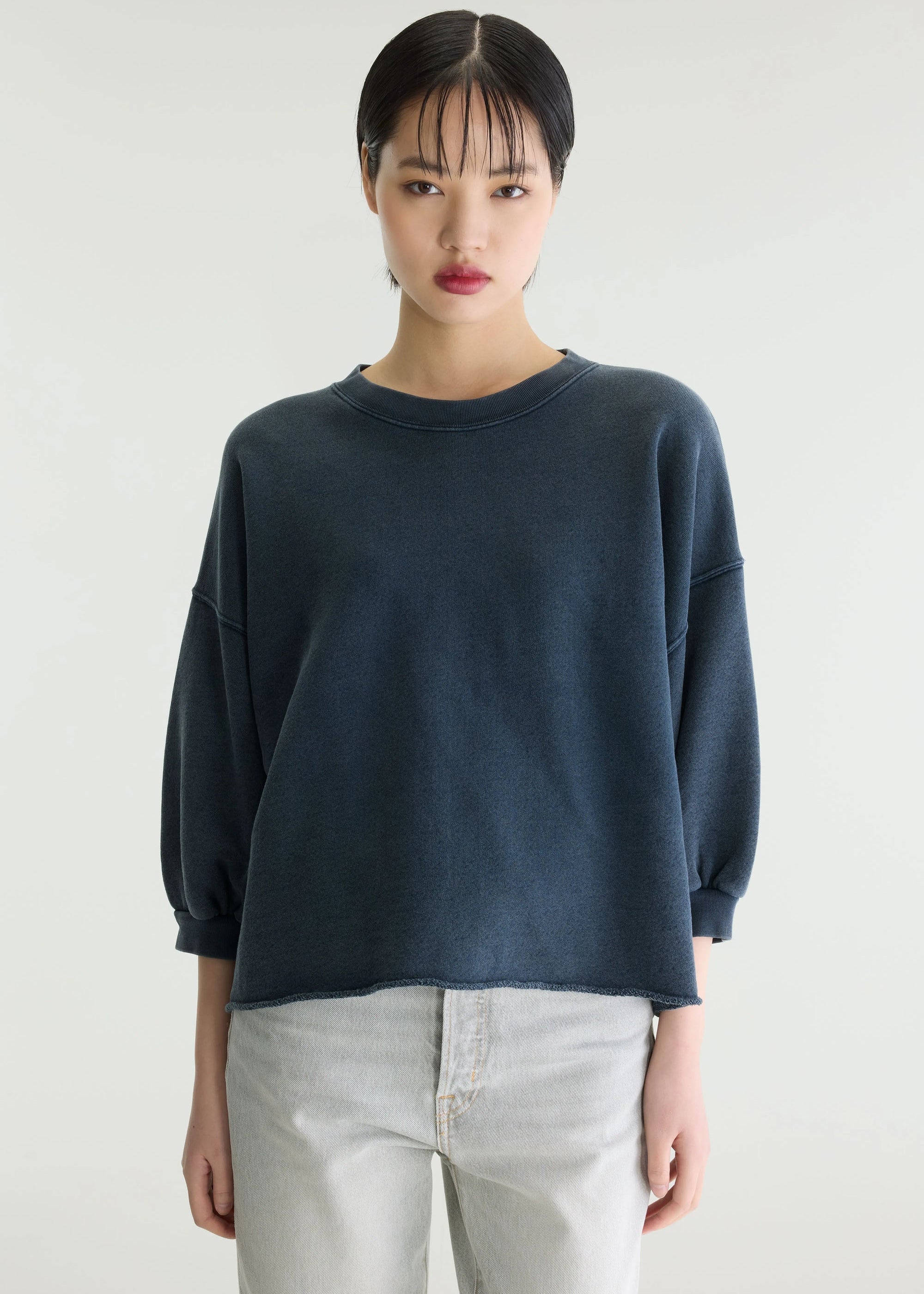 Vicske Crewneck Sweatshirt, Navy ~ Bellerose