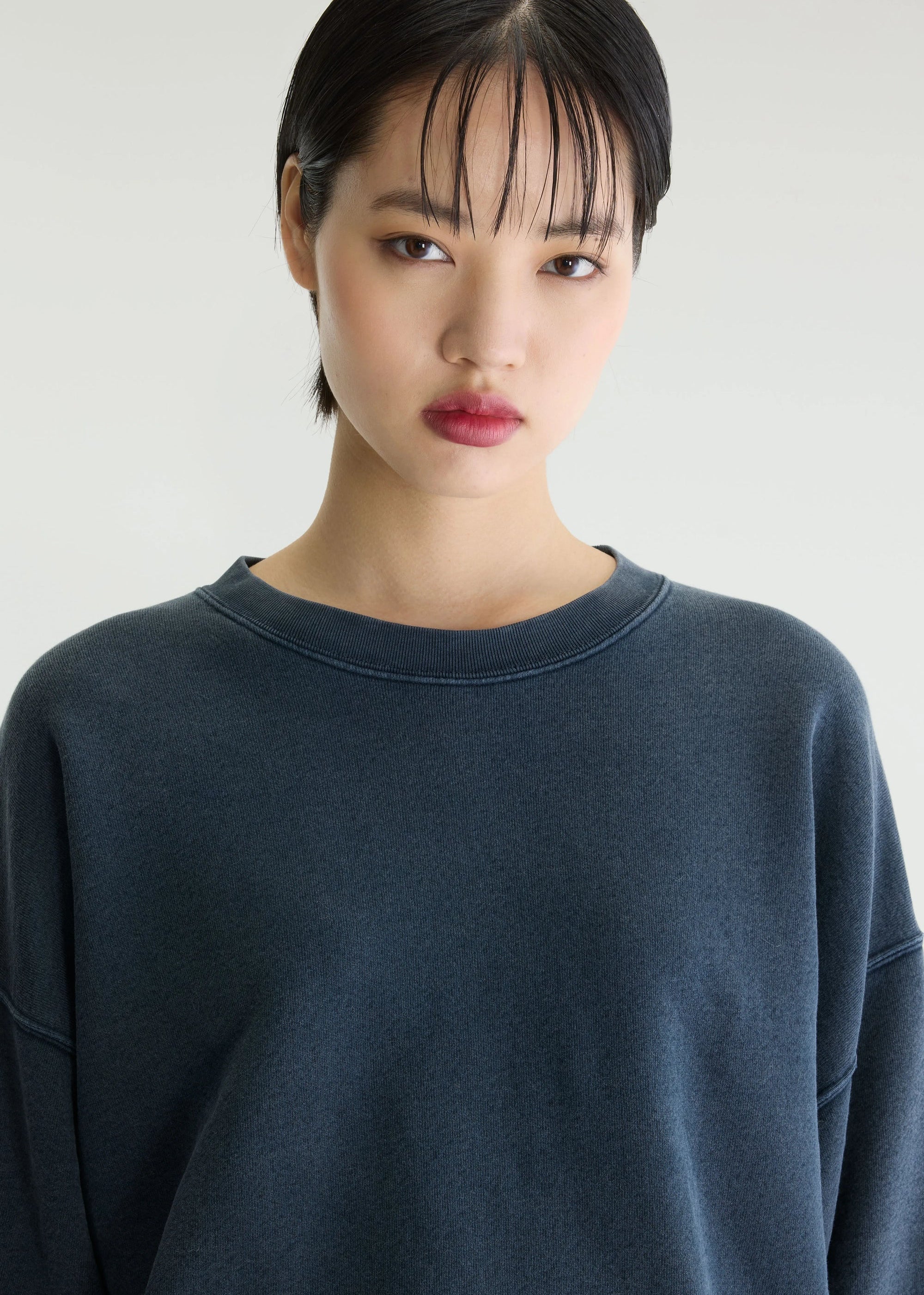 Vicske Crewneck Sweatshirt, Navy ~ Bellerose