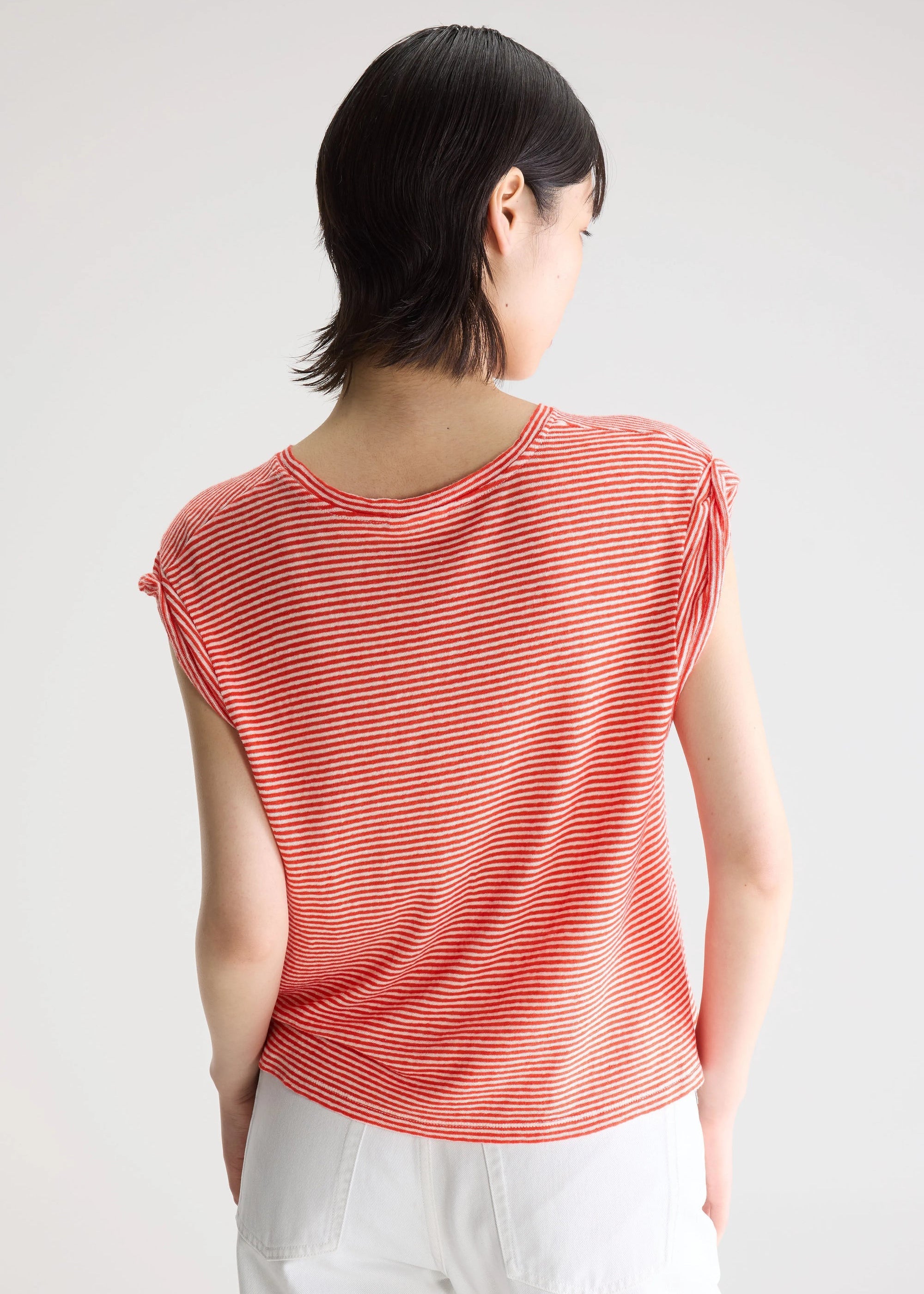 Vlyn61 Stripe Top, Red ~ Bellerose