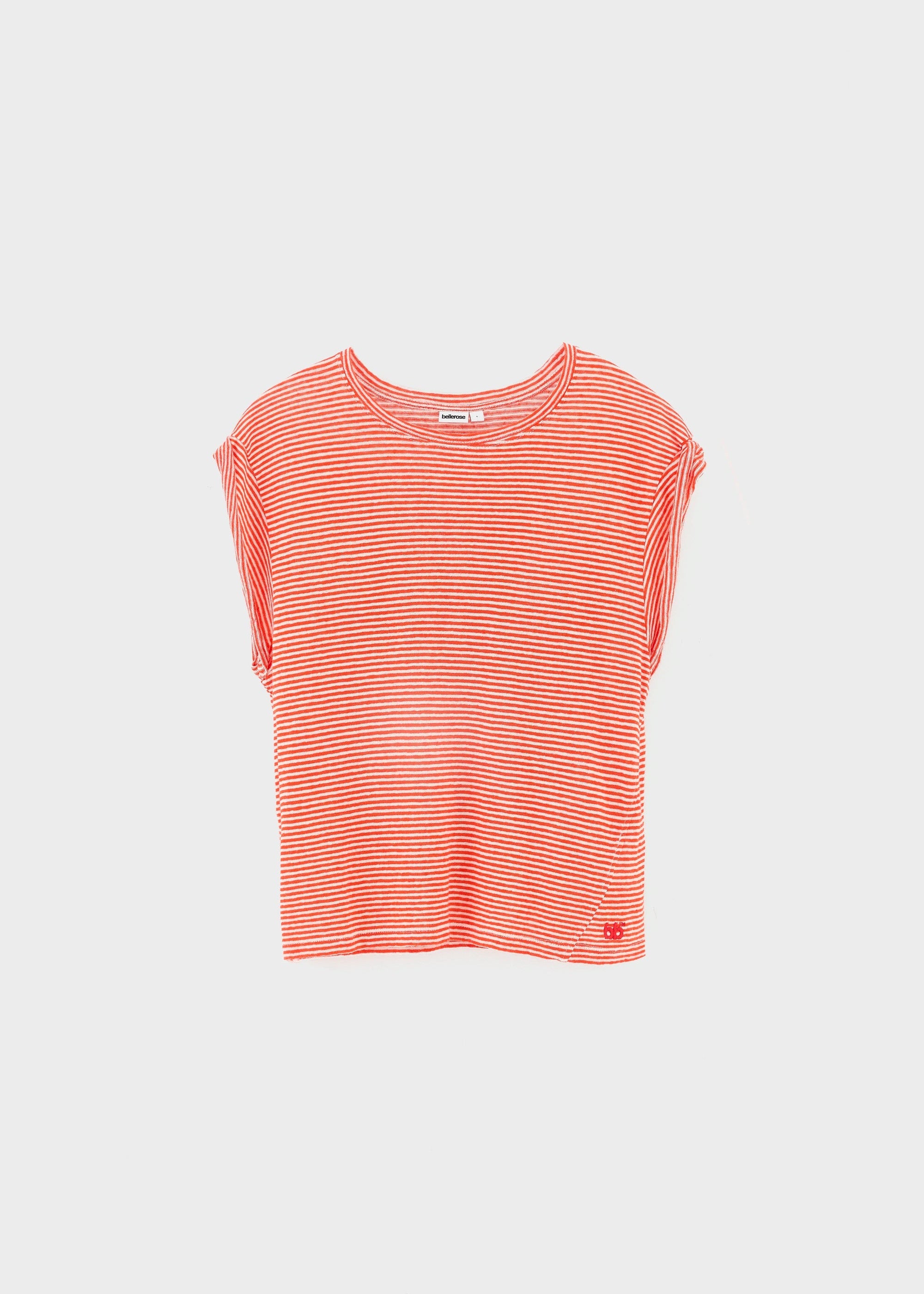 Vlyn61 Stripe Top, Red ~ Bellerose