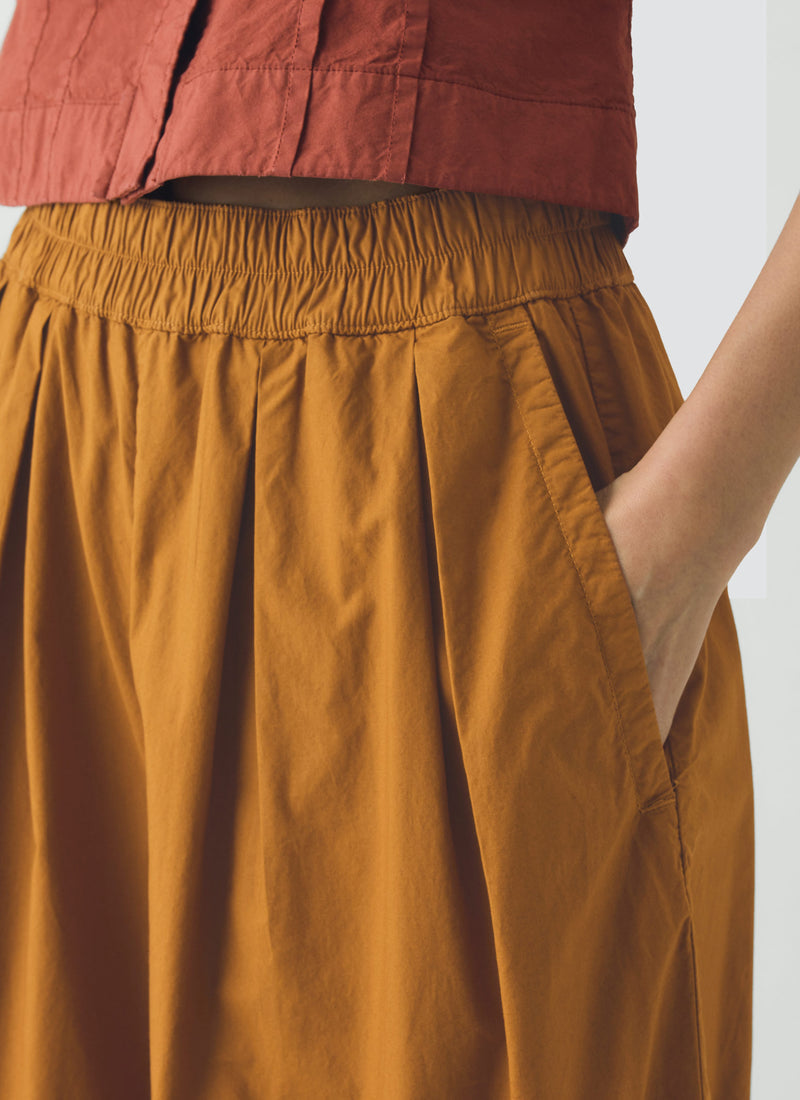 Pleated Poplin Trousers, Dhal