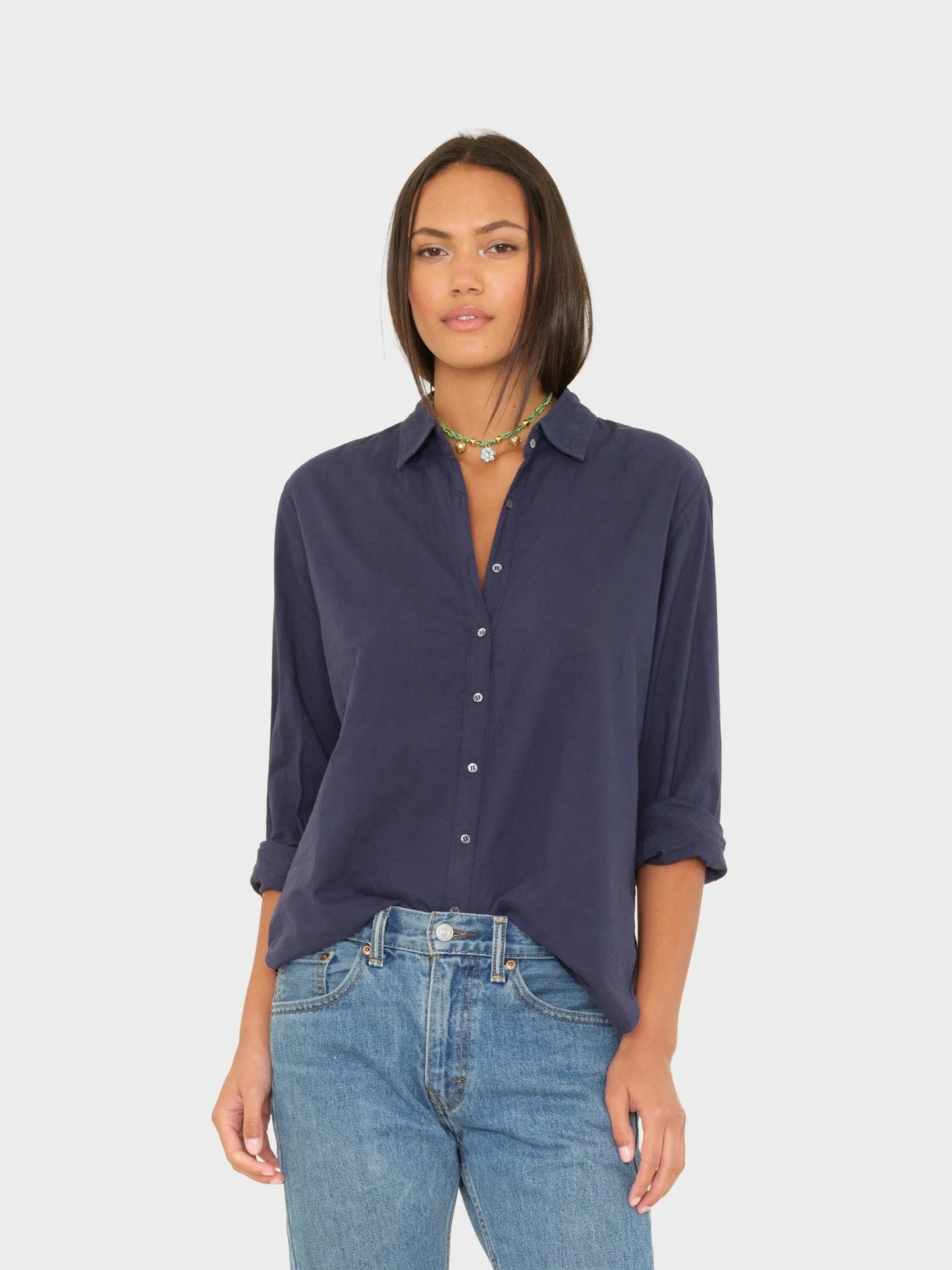 Beau Shirt, Navy ~ Xirena