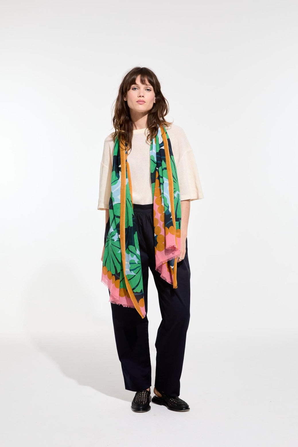 Pavot Scarf, Green