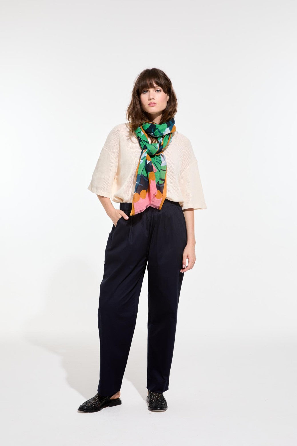 Pavot Scarf, Green