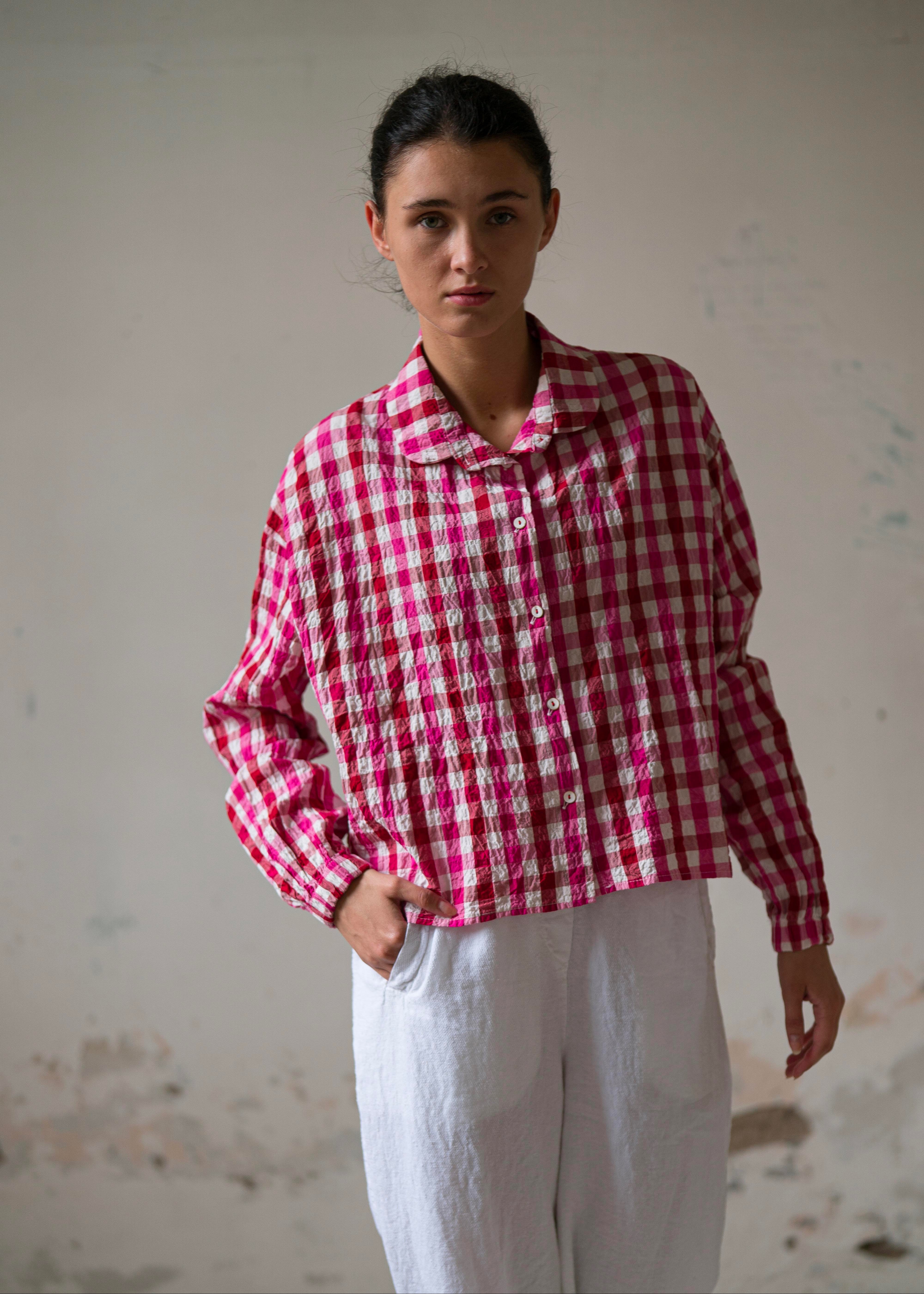 Hannoh Wessel - Shirt Sassy 131, Pink/Red Check