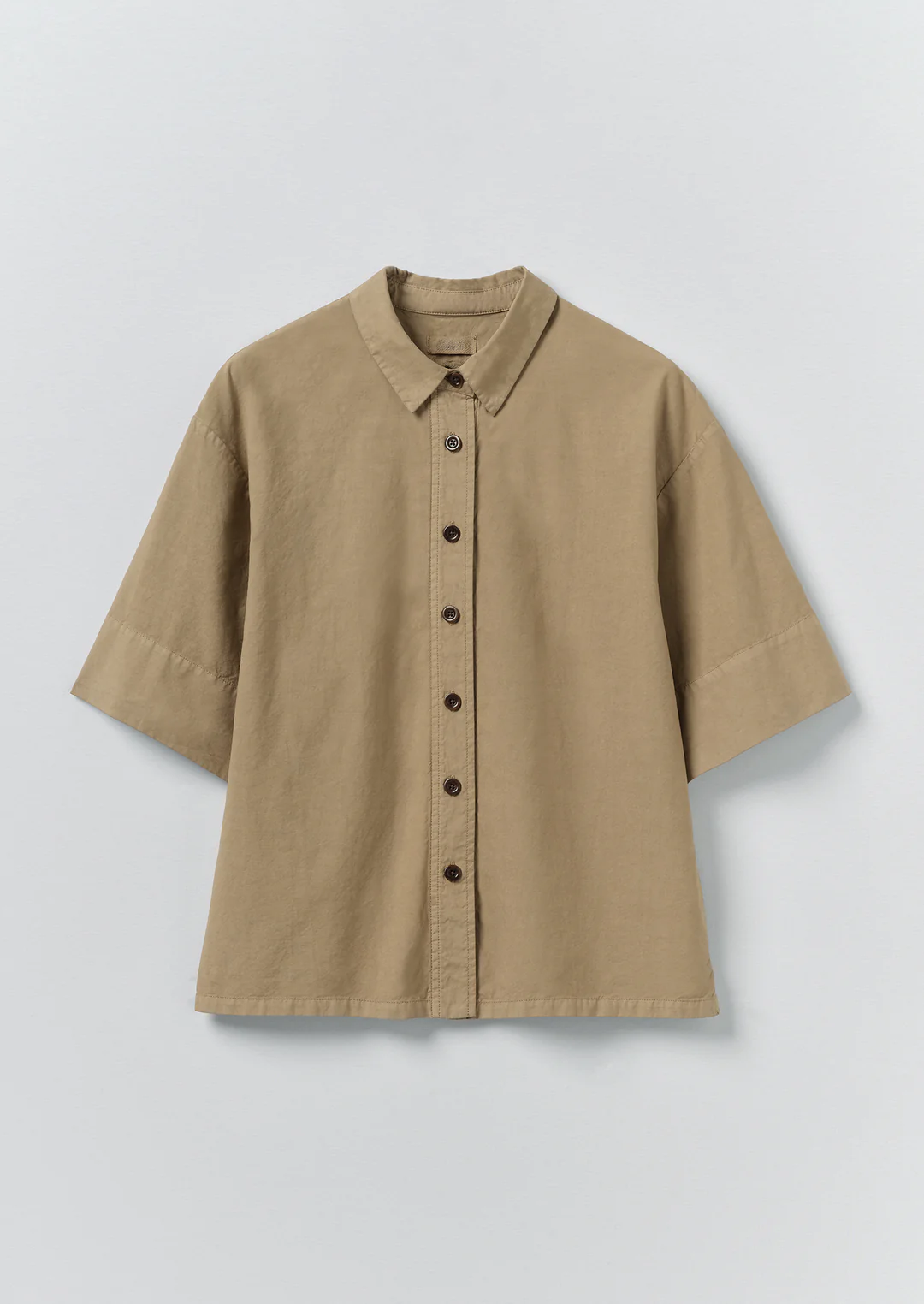 Cotton Linen Poplin Shirt
