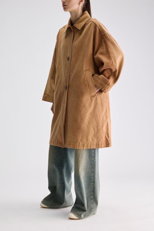 Janna Denim Coat - Camel ~ Bellerose