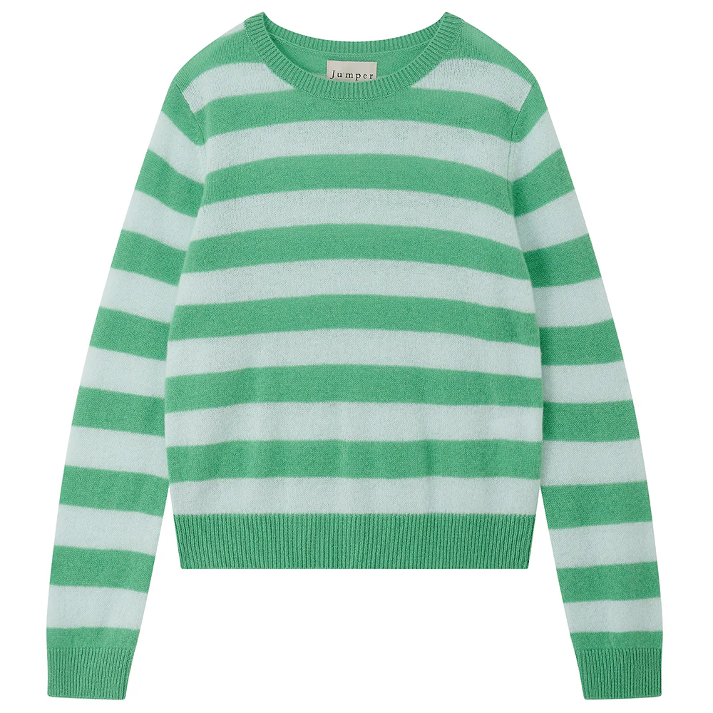 Stripe Crew Green