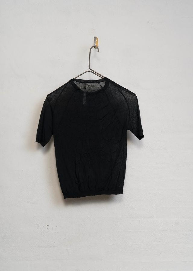 M J W ~ Sheer Top 601, Black