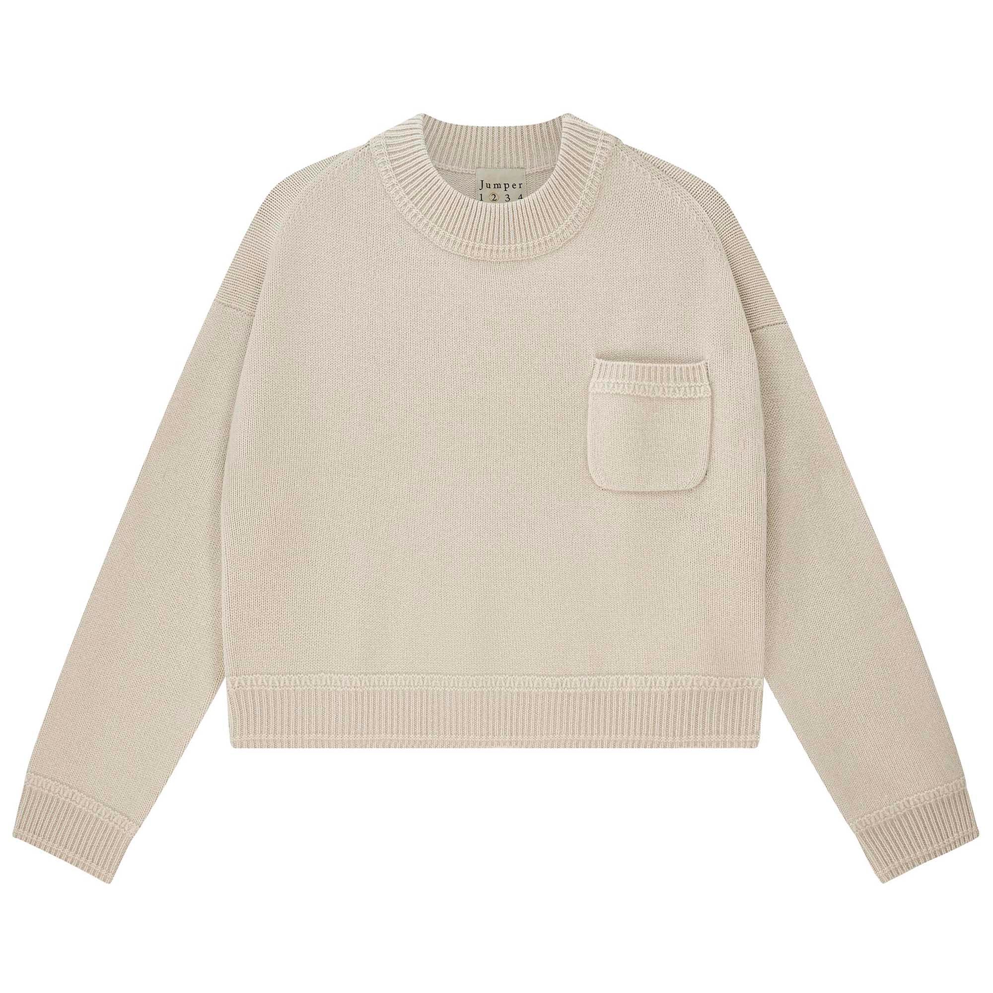 Cashmere Heavy Pocket Turtle - Stone