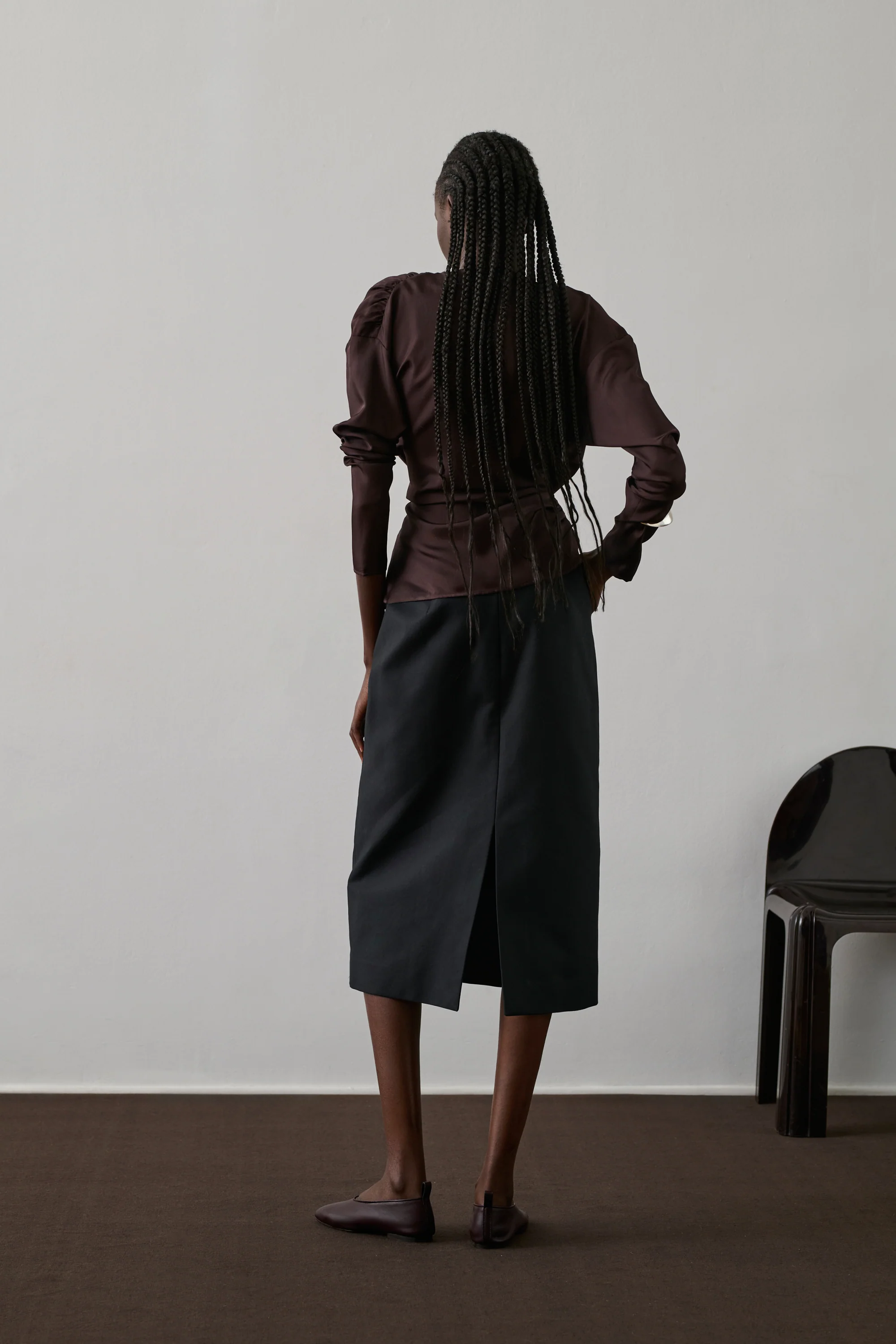 Fresia Blouse, Prune