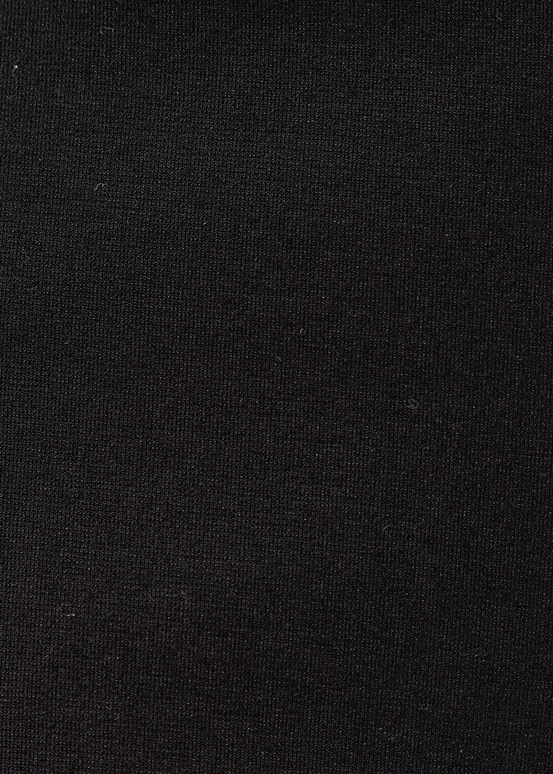 Black barrel pants in Milano jersey