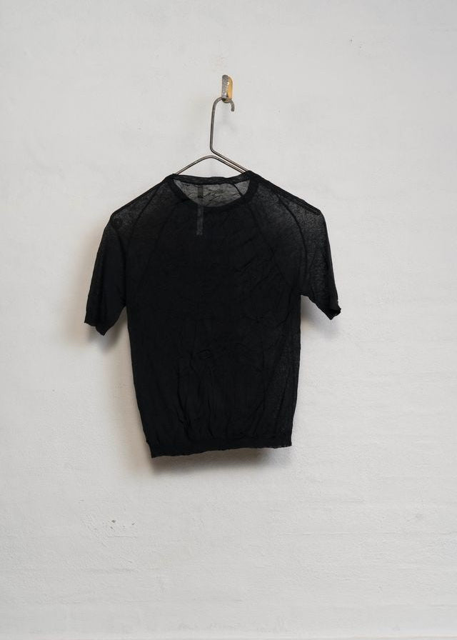 M J W ~ Sheer Top 601, Black