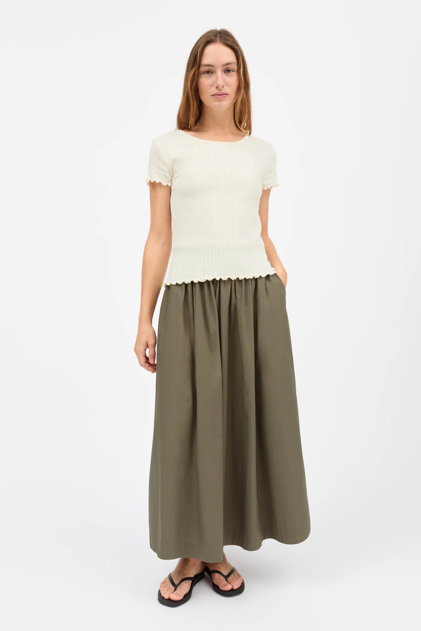 Dagny Skirt - Khaki