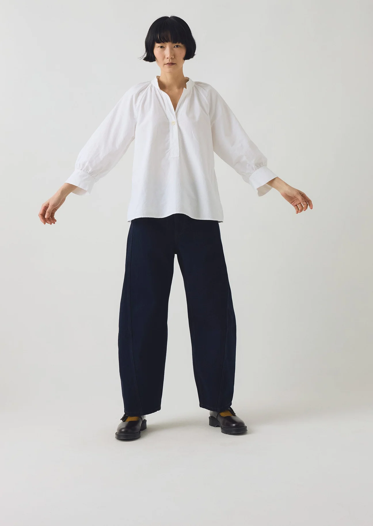 Catrin Cotton Oxford Easy Shirt