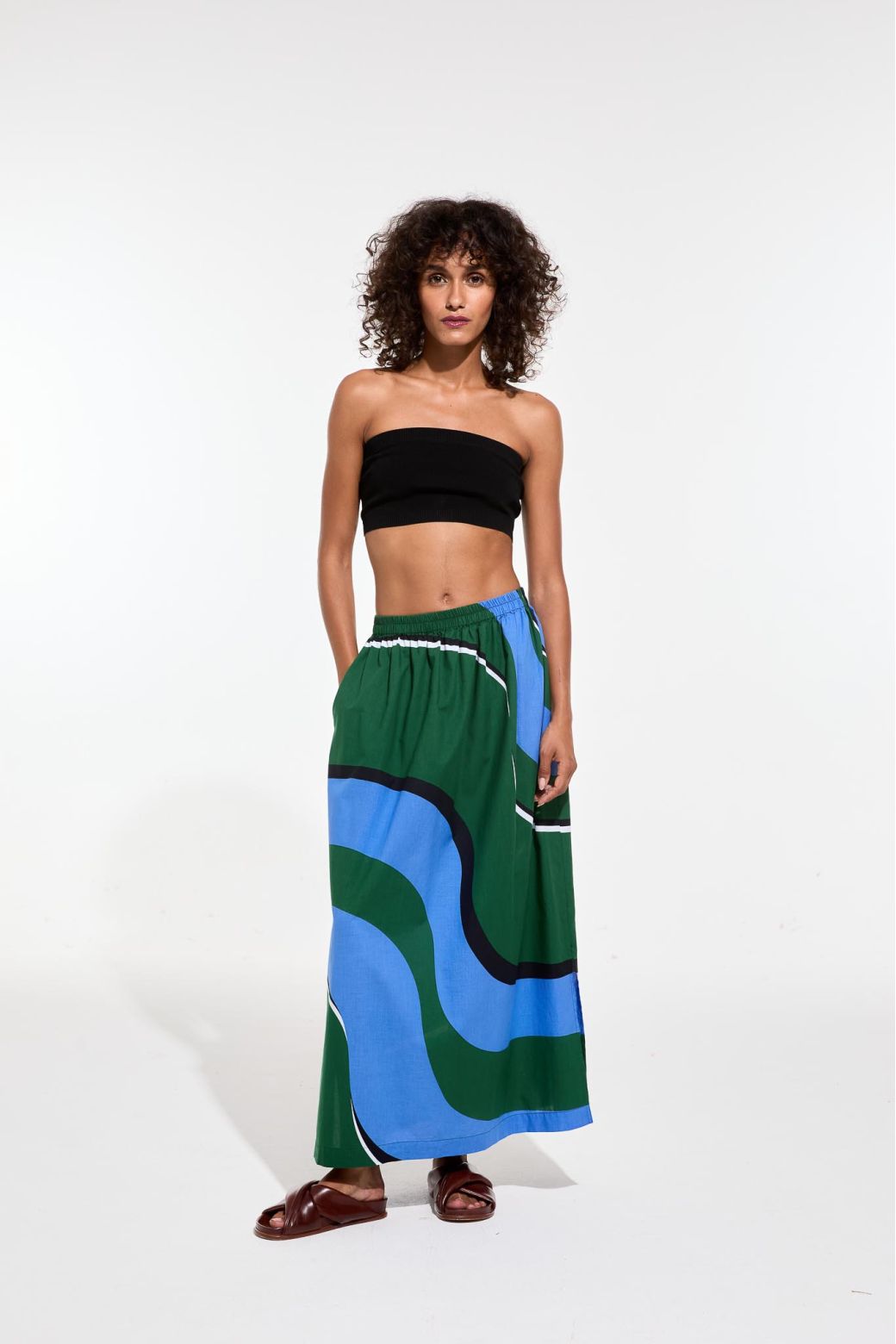 Juliette Madone Skirt, Teal