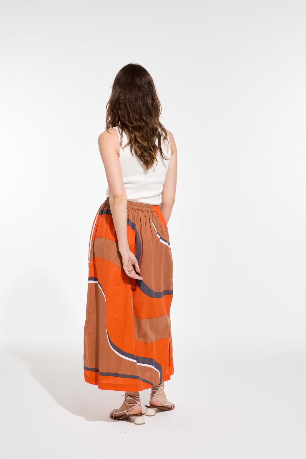 Juliette Madone Skirt, Vermilion