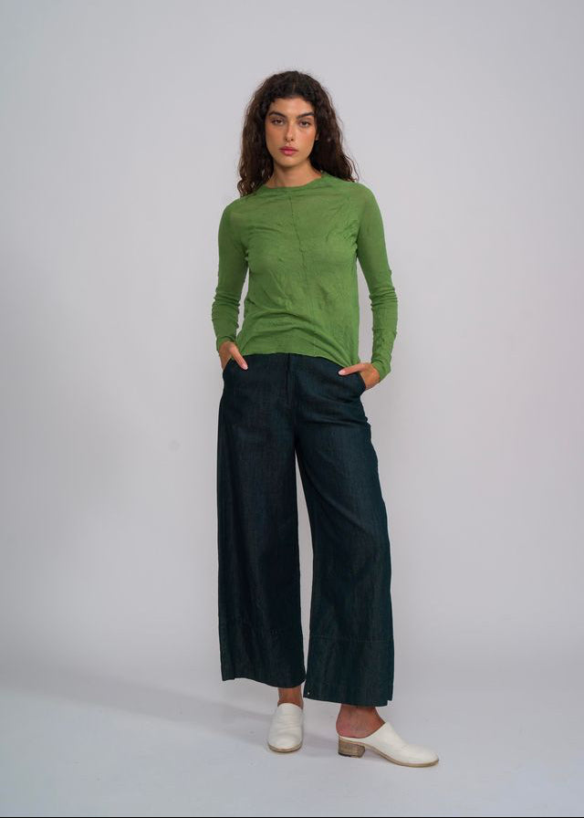 M J W ~ Sheer Pullover 603, Leaf