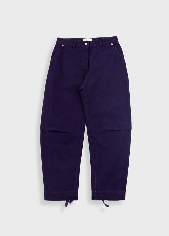 Barrel Pants, Deep Indigo Slub