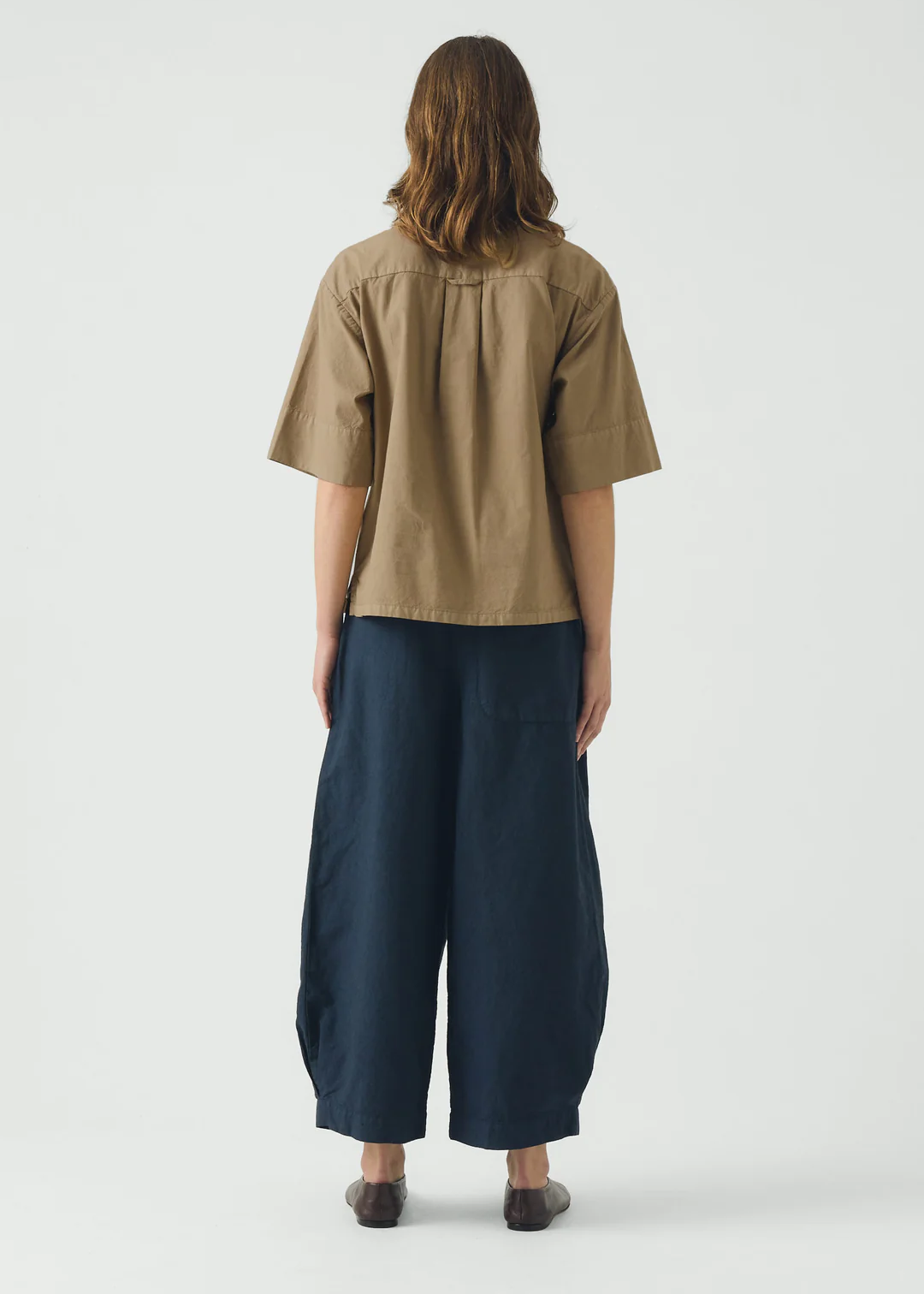 Cotton Linen Poplin Shirt