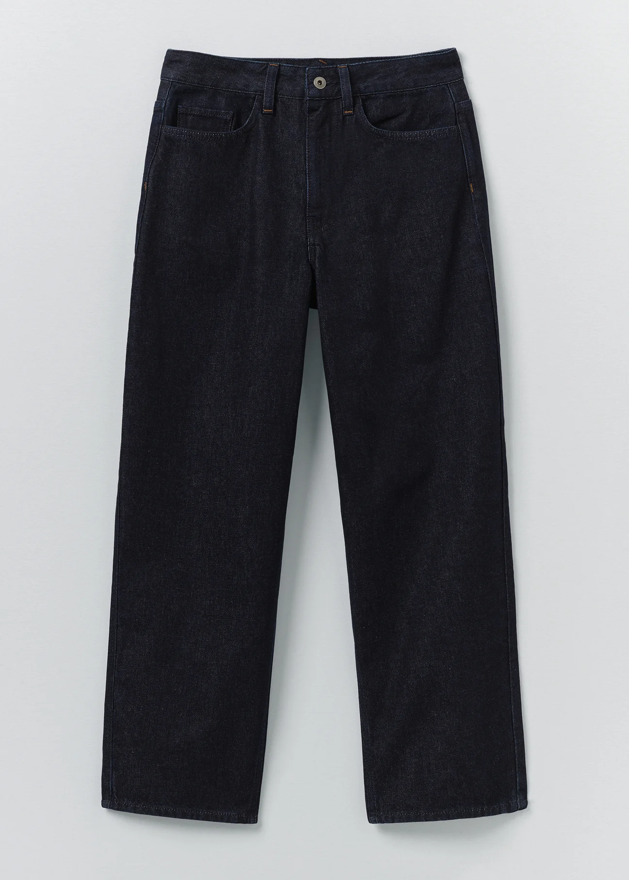 Indigo Denim Tapered Trousers - TOAST