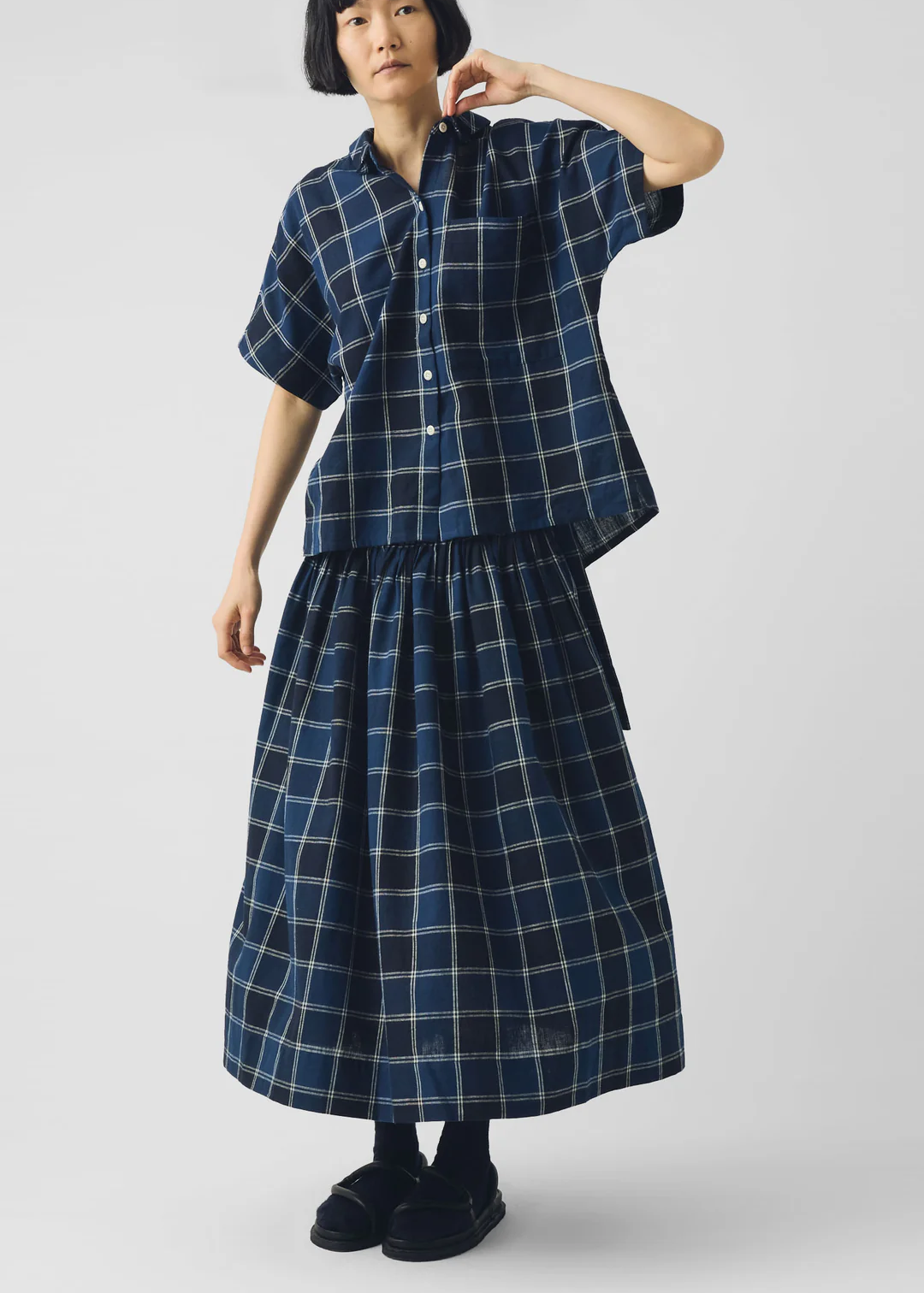 Market Check Cotton Shirt - TOAST