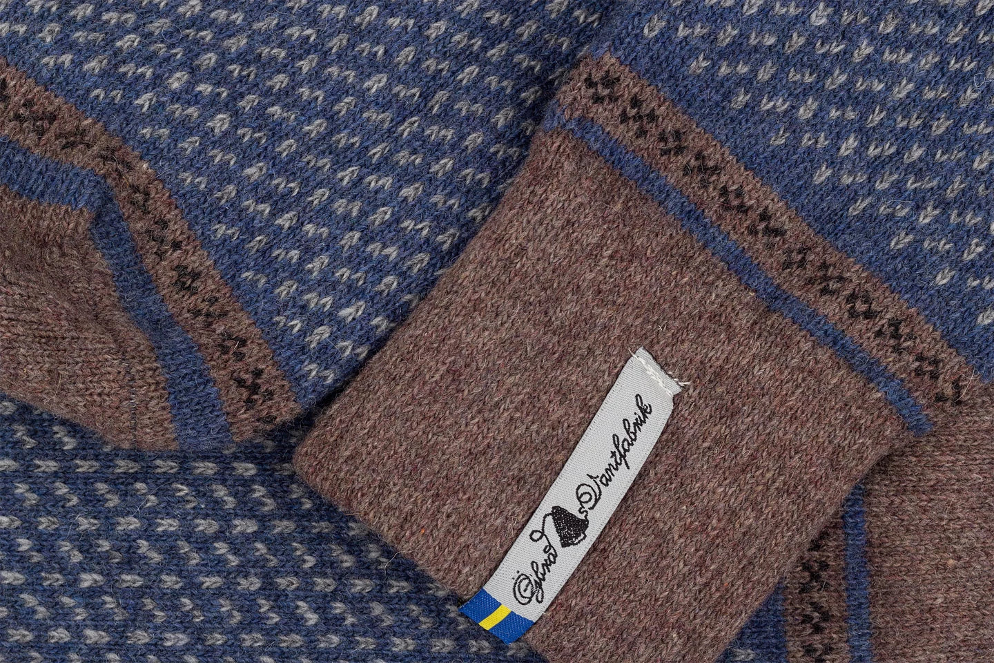 Wool Socks, Skaftö Marin - Öjbro Vantfabrik