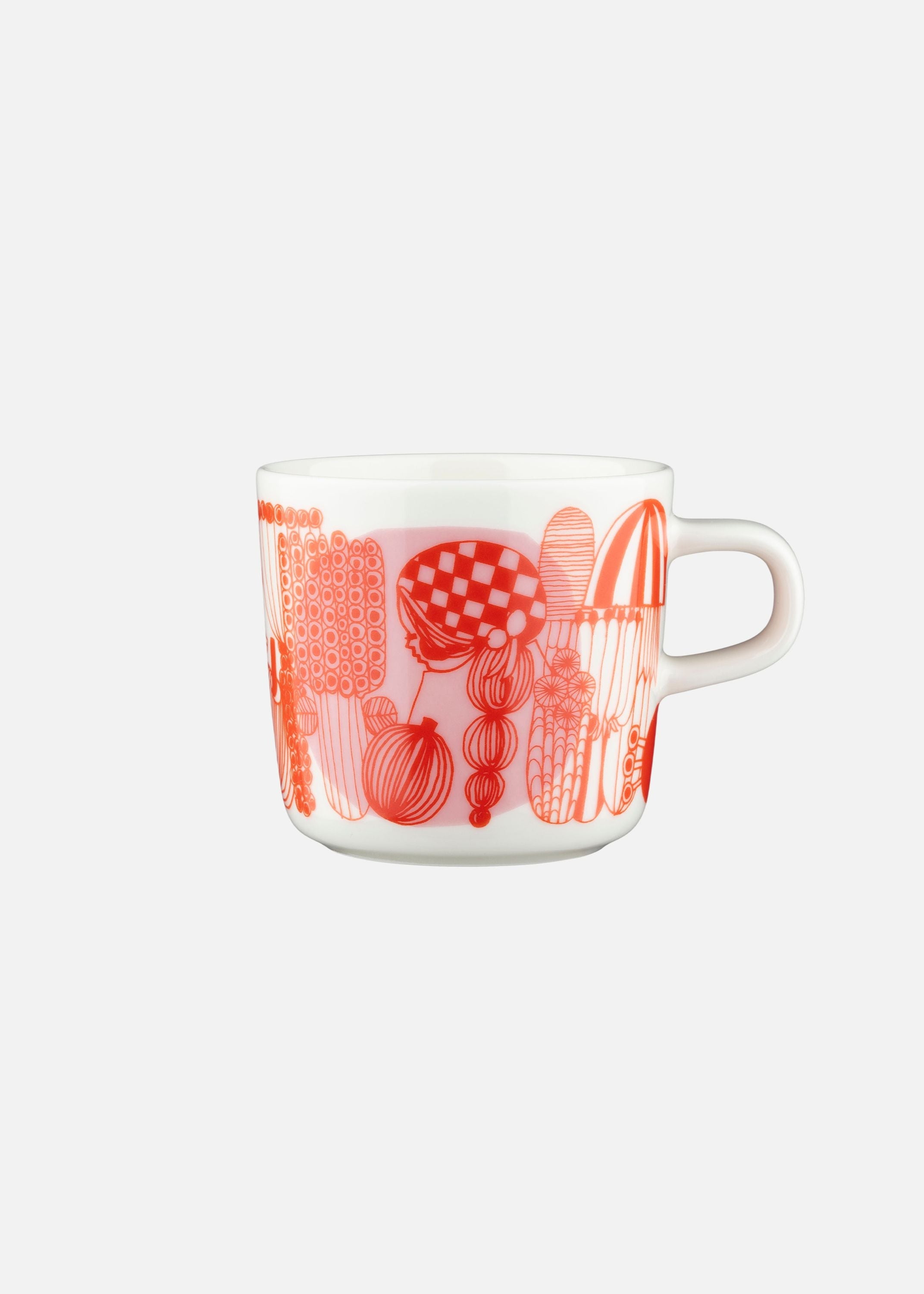 Siirtolapuutarha Mug 2dl, Pi/Wh/Or