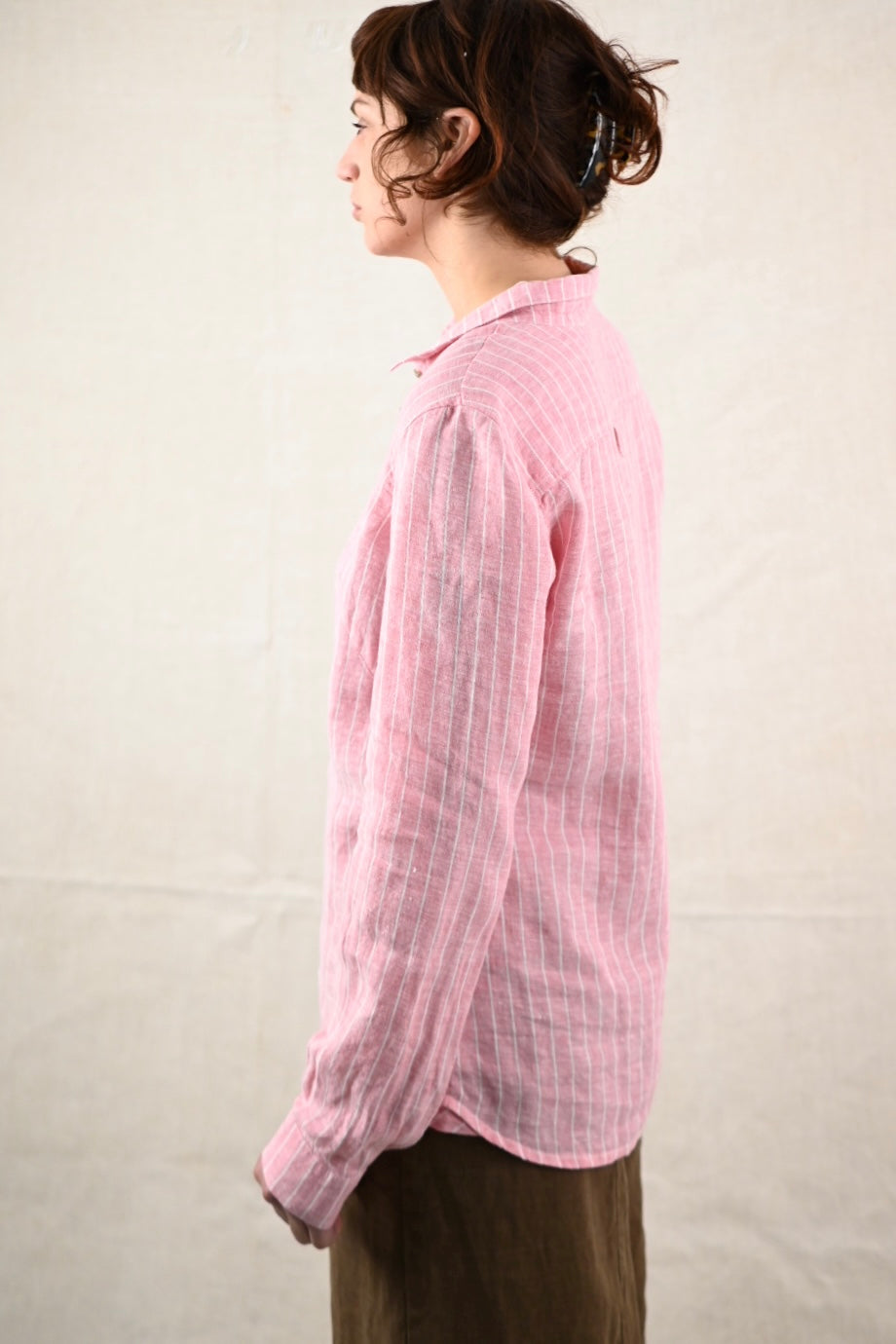 Fallo Shirt Stripe - Rose stripe