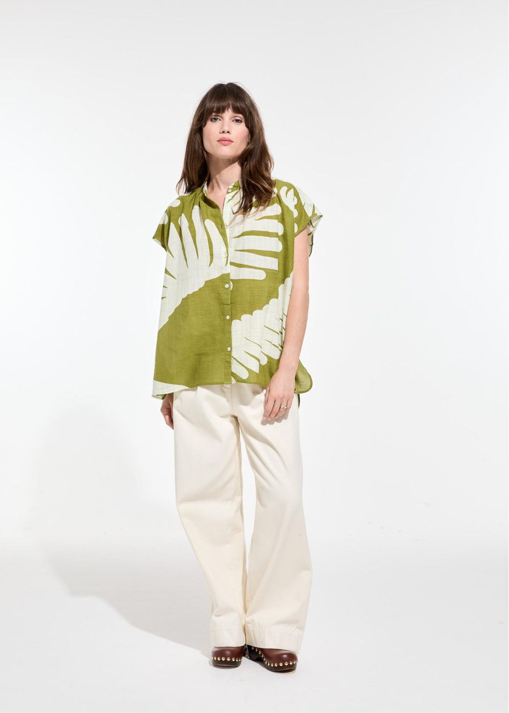 Adele Palma Top, Khaki - mapoesie