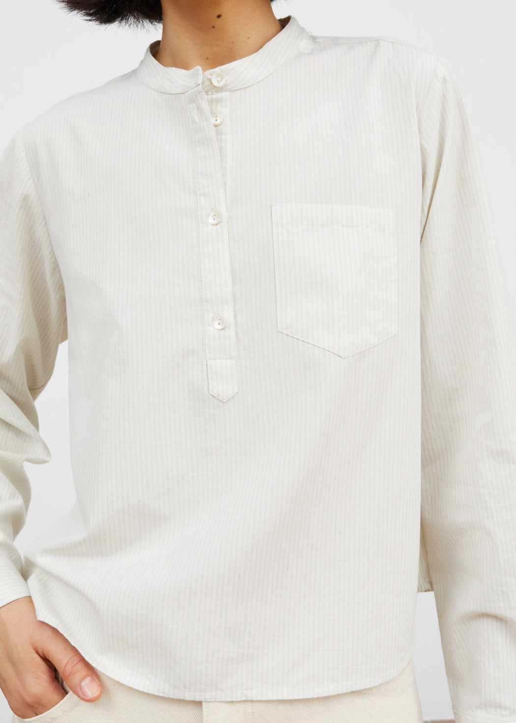 Agnes Shirt, Blu/Whi Stripe - Skall