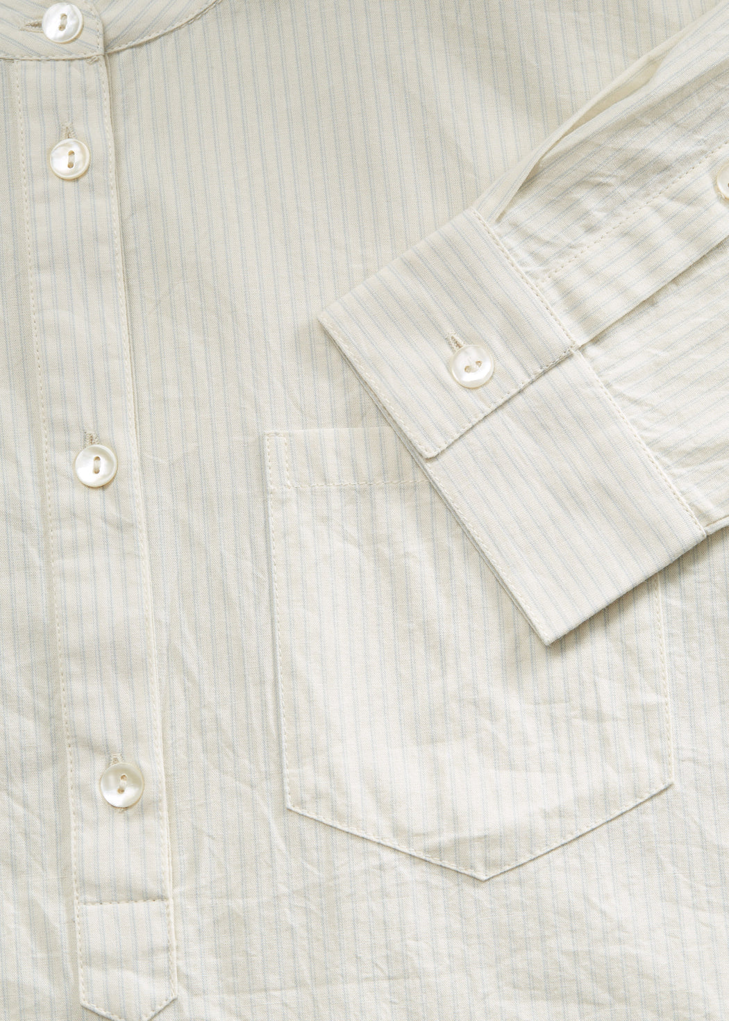 Agnes Shirt, Blu/Whi Stripe - Skall