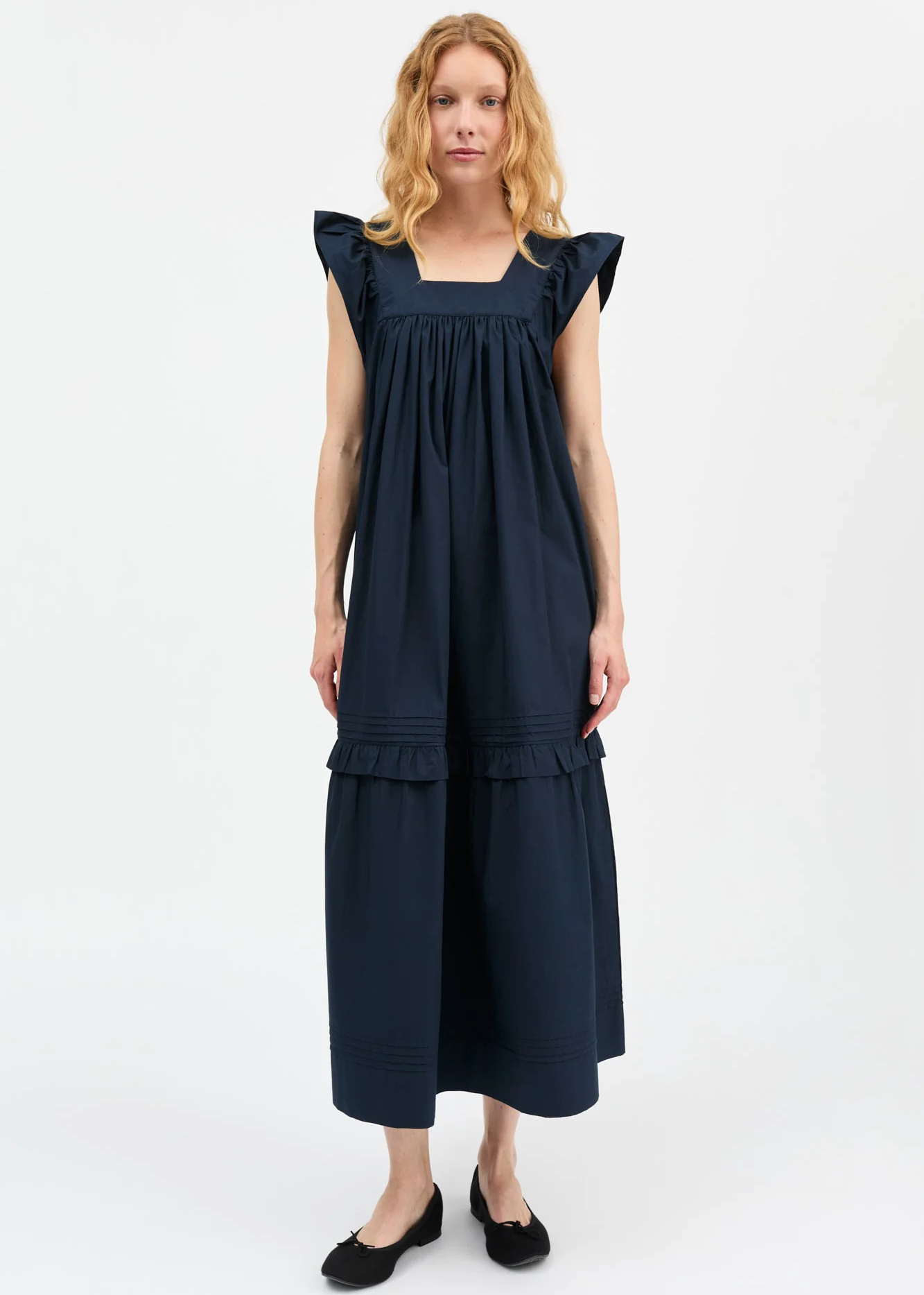 Alina Dress, Dark Navy - Skall