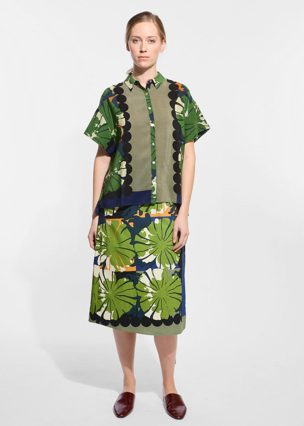 Andrew Poppy Shirt, Green - mapoesie