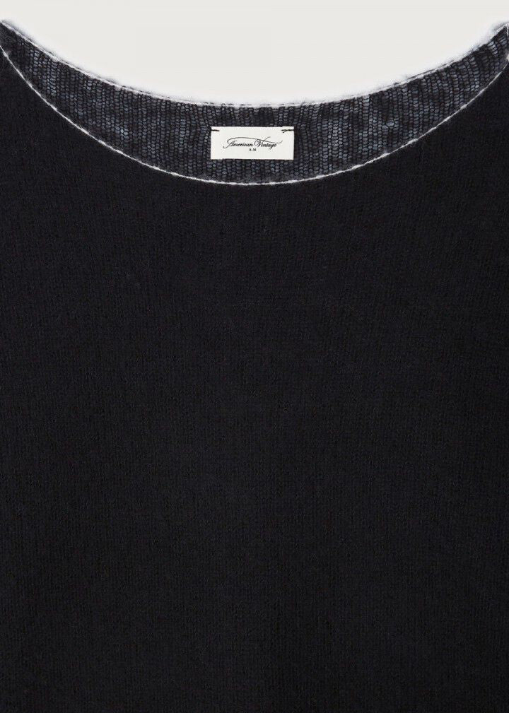 Bodyrow Jumper, Black Melange ~ American Vintage