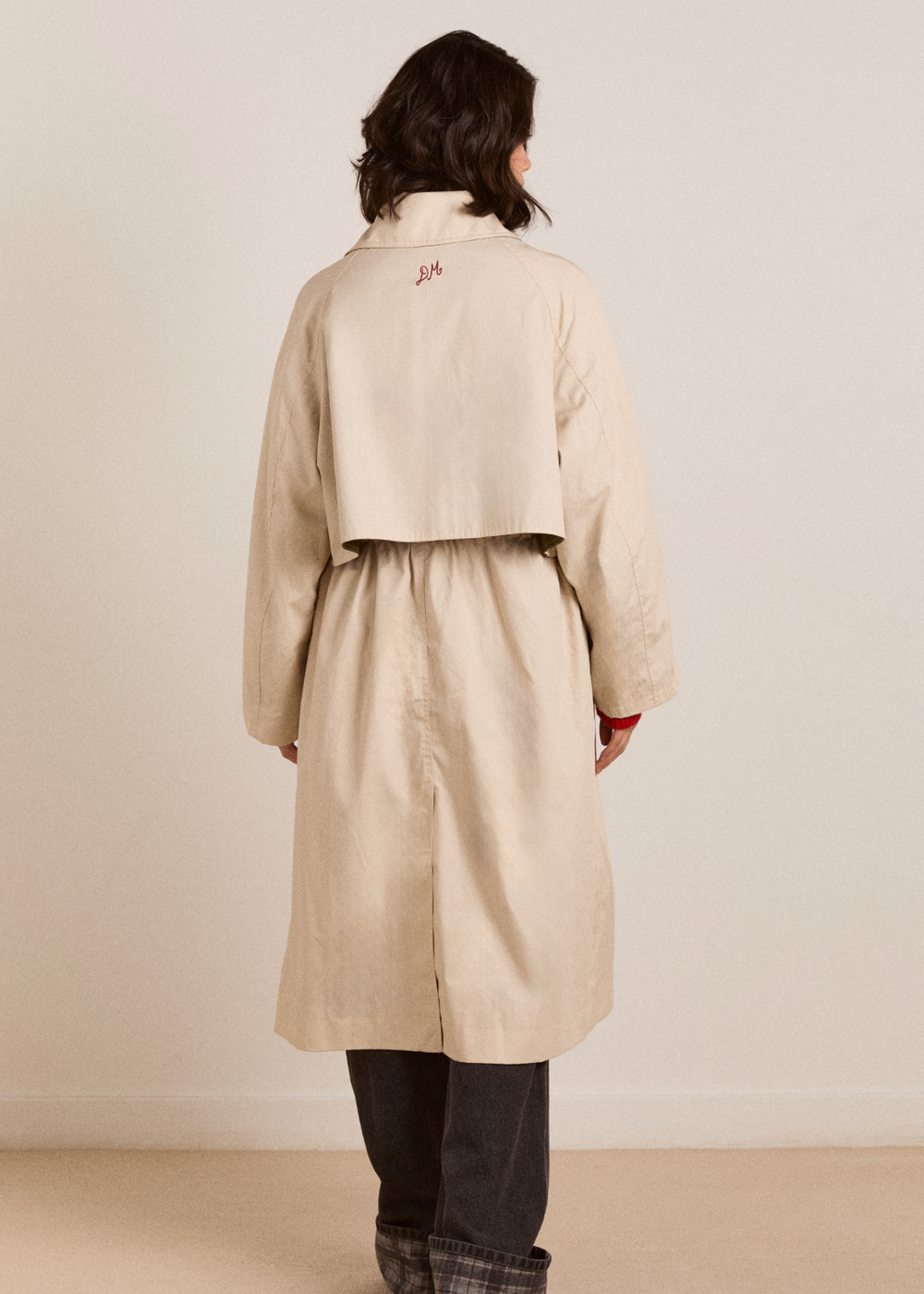 Camille Trench, Tan ~ Damson Madder